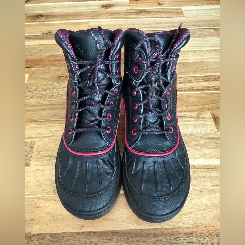 Nike ACG Woodside Little Girl's Winter Boots Black Pink